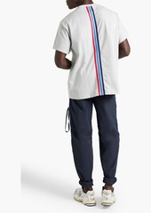 adidas Originals - Striped cotton-jersey T-shirt - Gray - S