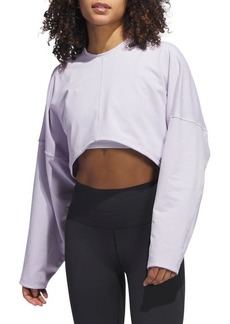 adidas AEROREADY Yoga Studio Crop Sweatshirt