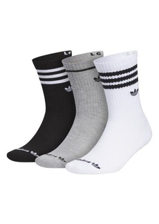 adidas Assorted 3-Pack Trefoil 2.0 Crew Socks