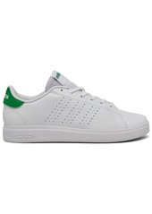 Adidas Big Kids Advantage Base 2.0 Casual Sneakers from Finish Line - White/Green