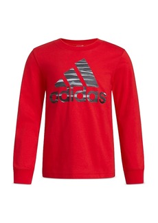 Adidas Boys' Future Camouflage Logo Long Sleeve Tee - Big Kid