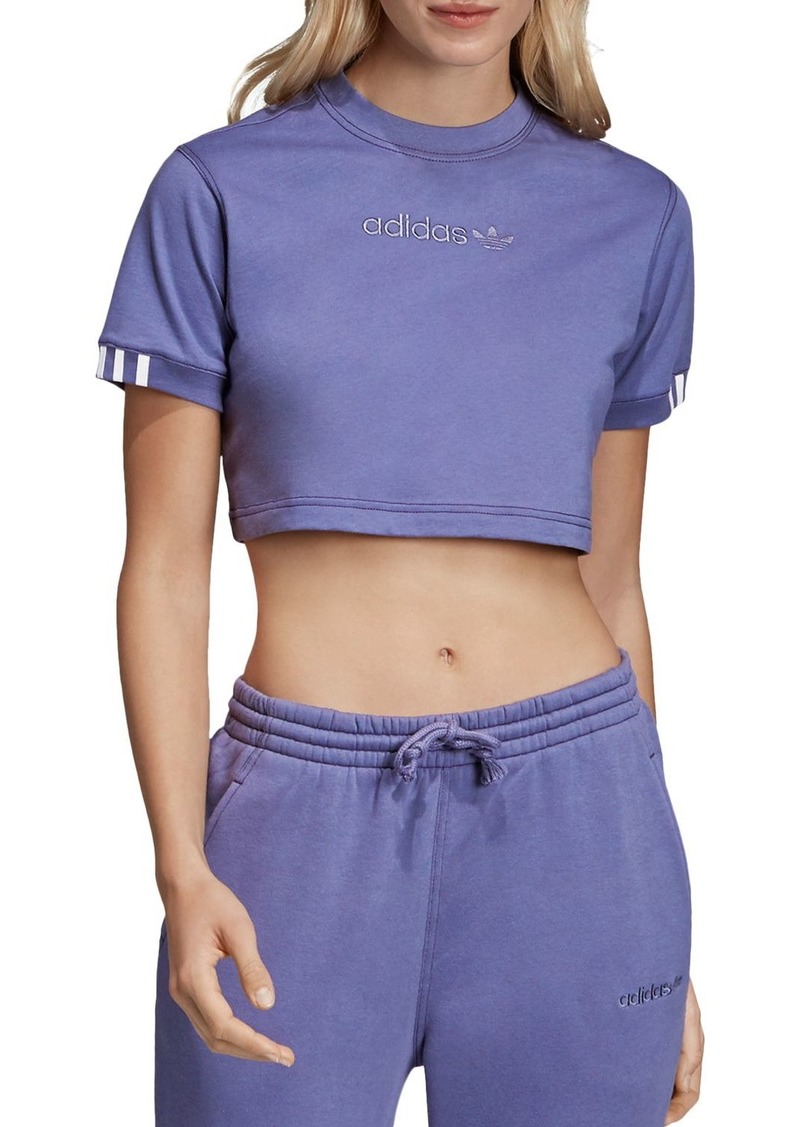 adidas coeeze cropped tee