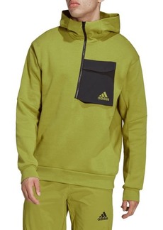 adidas Designed for Gameday Half Zip Hoodie in Puloli at Nordstrom