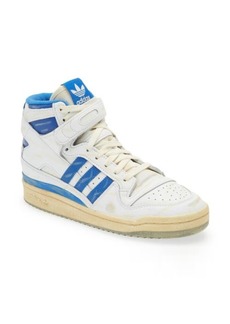 adidas Forum 84 High Sneaker in Ftwwht/blue/ftwwht at Nordstrom