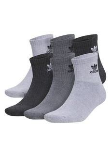 adidas Gender Inclusive Originals Trefoil 6-Pack Ankle Socks