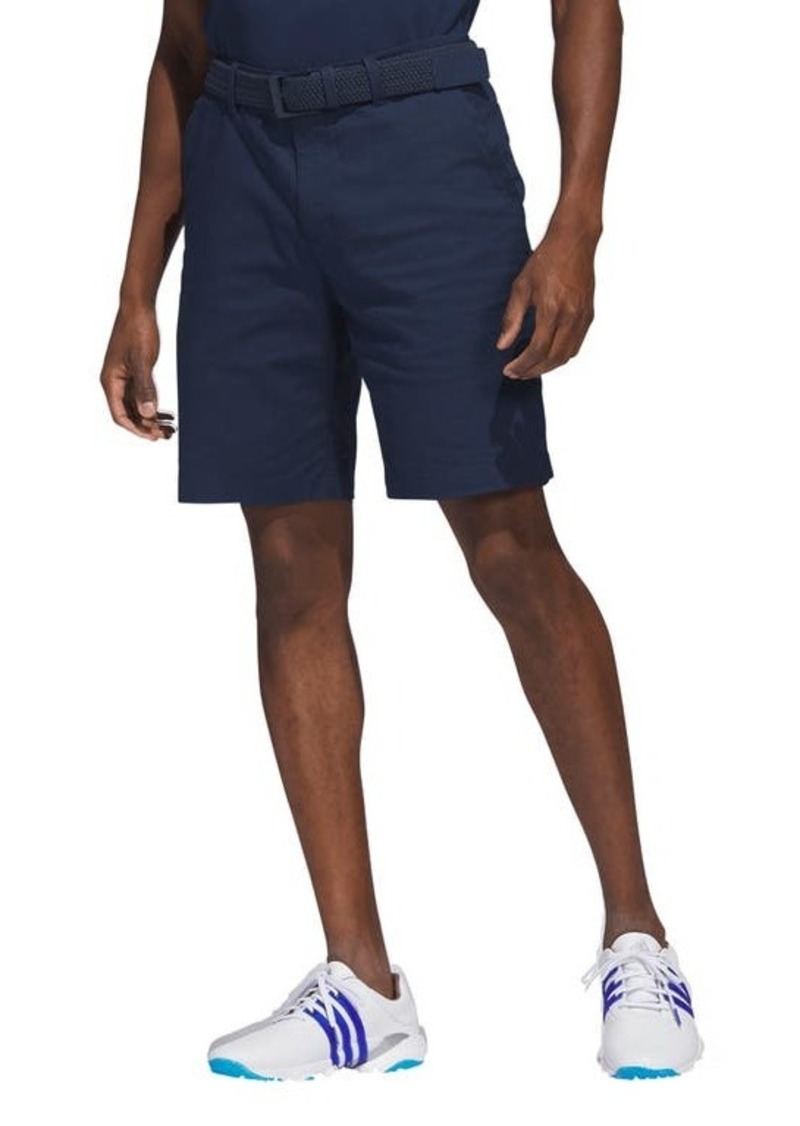 adidas Golf Go-To Flat Front Stretch Twill Golf Shorts