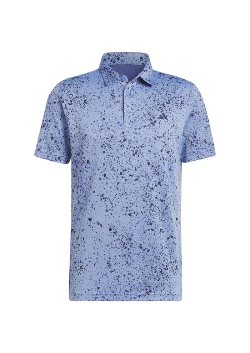 adidas Men's Jacquard Polo Shirt Blue Fusion