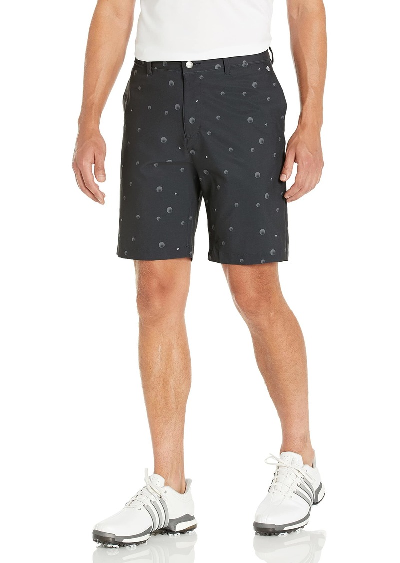 adidas Men's Ultimate365 Alloverprint 9 Inch Golf Shorts Black 30