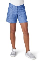 adidas Golf Print Shorts Hi-Res Blue
