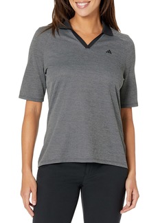 adidas Women's Standard Ultimate365 Tour No Show Half Sleeve Golf Polo Shirt