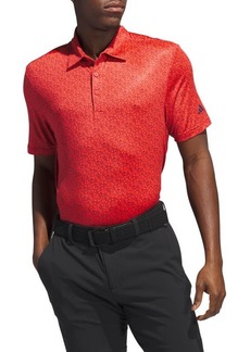 adidas Golf Ultimate365 Floral Print Performance Polo