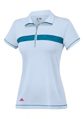 adidas Golf Women's Puremotion Textured Print Zip Polo