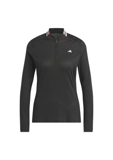 adidas Women's Ultimate365 Long Sleeve Mock Polo Shirt