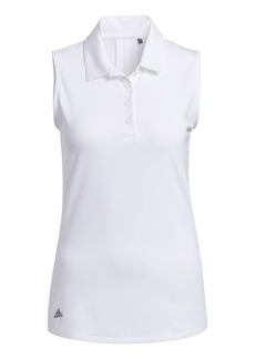 adidas Golf Women's Ultimate365 Primegreen Sleeveless Polo Shirt  Extra Small