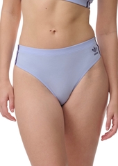 adidas Intimates Women's Adicolor Comfort Flex Cotton Wide Side Thong 4A1H63 - Violet