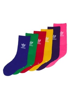 adidas Kids' Assorted 6-Pack Originals Crew Socks