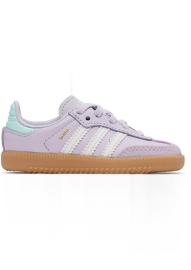 adidas Kids Baby Purple Samba OG Sneakers