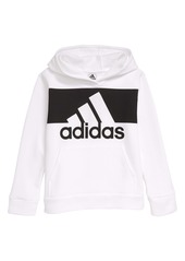 adidas Kids' Badge of Sports Logo Hooded Sweatshirt (Big Boy)