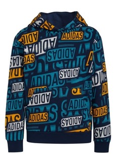 adidas Kids' Brand Sticker Fleece Hoodie