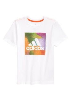 adidas Kids' Gradient Graphic Tee in White at Nordstrom