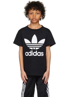adidas Kids Kids Black Trefoil Big Kids T-Shirt