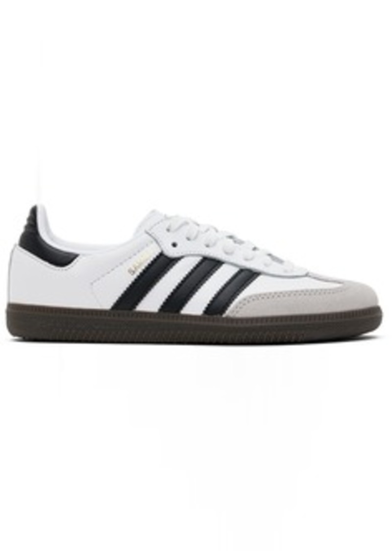 adidas Kids Kids White Samba OG Little Kids Sneakers