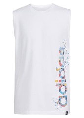 adidas Kids' Logo Cotton Muscle Tee