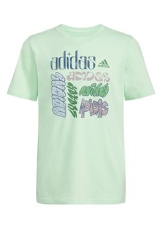 adidas Kids' Text Logo Graphic T-Shirt