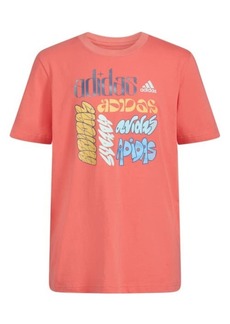 adidas Kids' Text Logo Graphic T-Shirt
