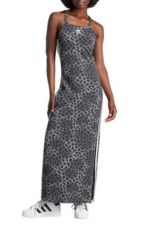 adidas Leopard Print Knit Maxi Dress