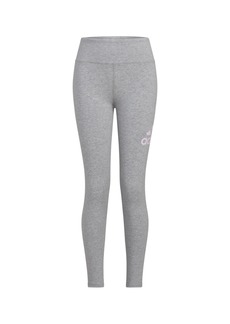adidas Little Girls Essential Sportswear Logo Leggings - Medium Gray Heather