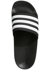 adidas Little Kids' Adilette Shower Slide Sandals from Finish Line - CORE BLACK/FTWR WHITE/COR