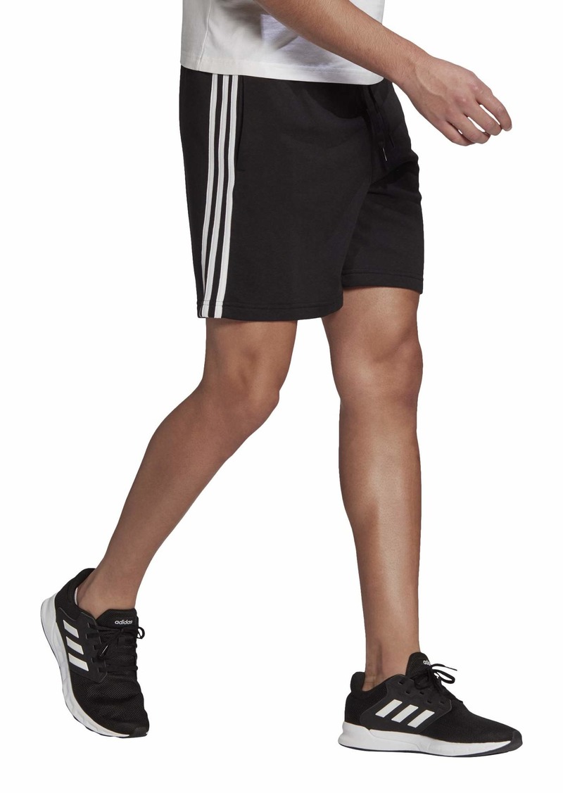 adidas mens 3-Stripes French Terry Shorts  /Long