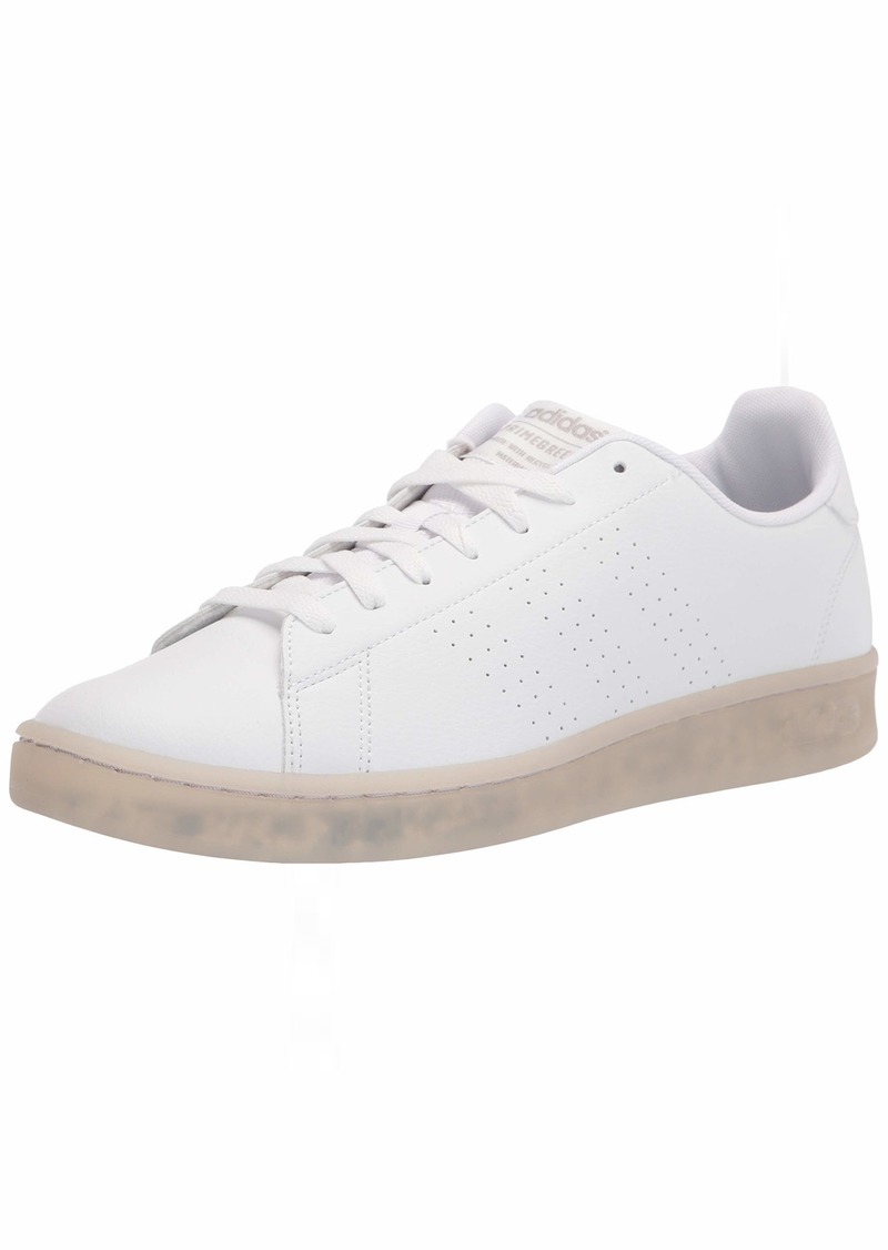 adidas mens Advantage Eco Sneaker White/White/Grey  US