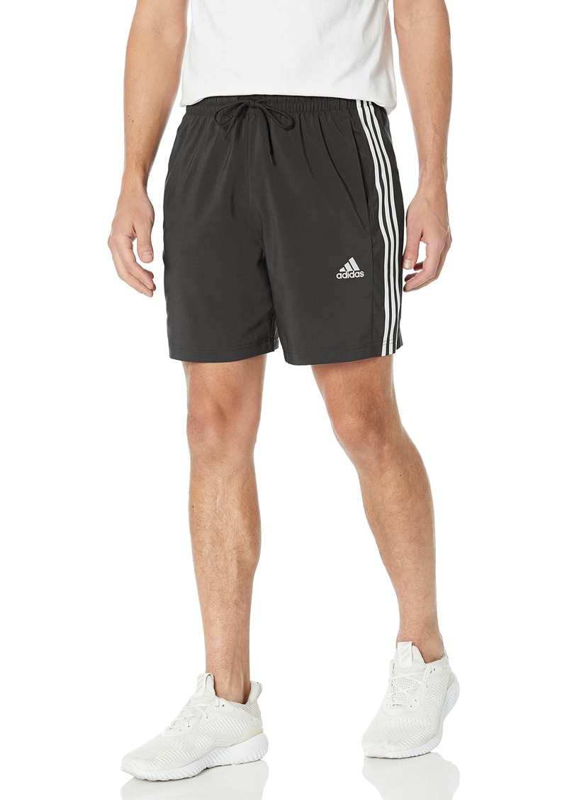 adidas Men's Size AEROREADY Essentials Chelsea 3-Stripes Shorts  Medium/Tall