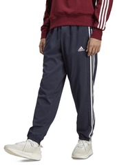 adidas Men's Aeroready Essentials Elastic Cuff Woven 3-Stripes Tracksuit Pants - Blk/white