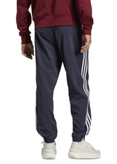 adidas Men's Aeroready Essentials Elastic Cuff Woven 3-Stripes Tracksuit Pants - Blk/white