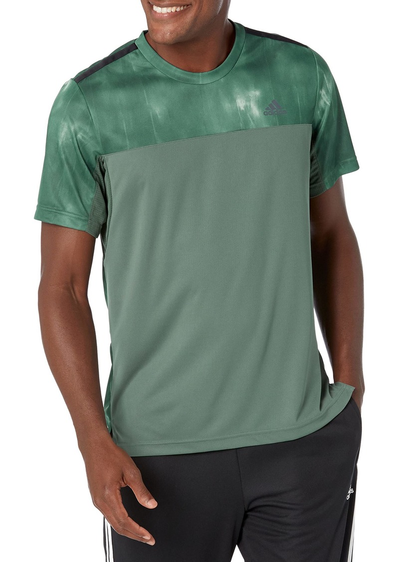 adidas Men's AEROREADY Workout Chalk Printed Training Tee