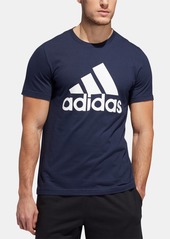 adidas Men's Badge of Sport Logo T-Shirt - Legend Ink / Wht