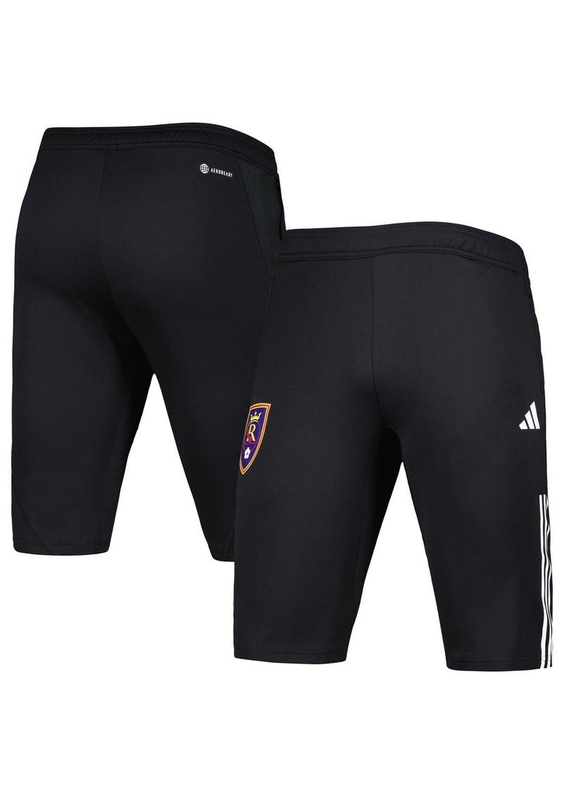 Adidas Men's Black Real Salt Lake 2023 On-Field Training Aeroready Half Pants - Black