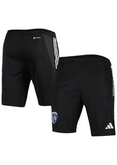 Adidas Men's Black Sporting Kansas City 2023 On-Field Aeroready Training Shorts - Black
