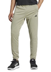 adidas Men's Camo-Trim 3-Stripe Jogger Training Pants - Silver Pebble