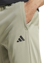 adidas Men's Camo-Trim 3-Stripe Jogger Training Pants - Silver Pebble