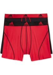 adidas Men's Climalite 2 Pack Boxer Brief