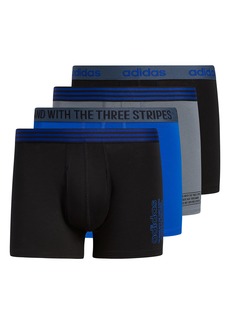adidas Men's Core Cotton 4-Pack Trunk