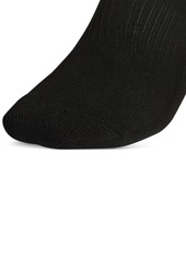 adidas Men's Cushioned Athletic 6-Pack Low Cut Socks - Black