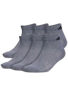 adidas Men's Cushioned Athletic 6-Pack Low Cut Socks - Medium Grey