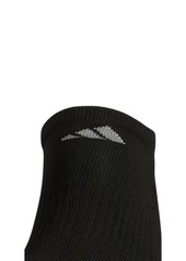 adidas Men's Cushioned Athletic 6-Pack No Show Socks - Black