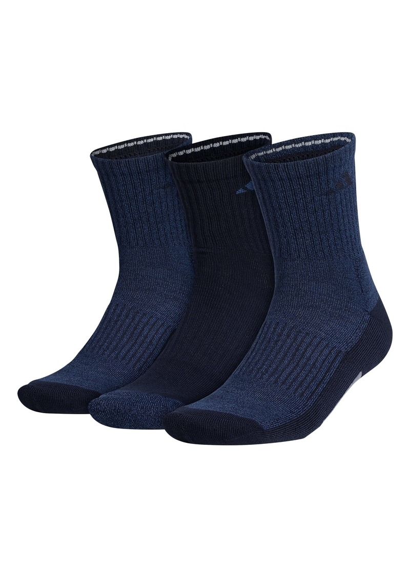 adidas Men's Cushioned X 3 Mid-Crew Socks (3-Pair)