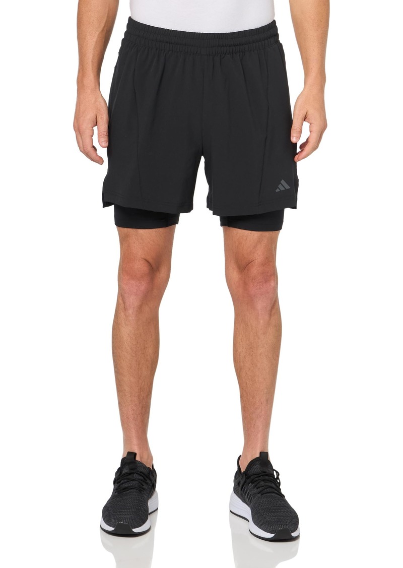 adidas Men's Designed for Training Yoga Two-in-One Short